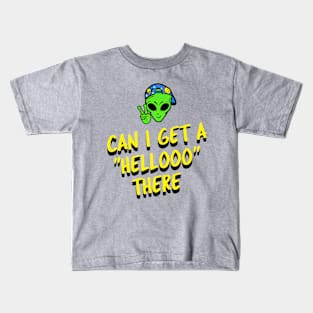 ALIEN HELLO Kids T-Shirt